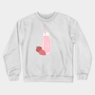 Strawberry Milk Crewneck Sweatshirt